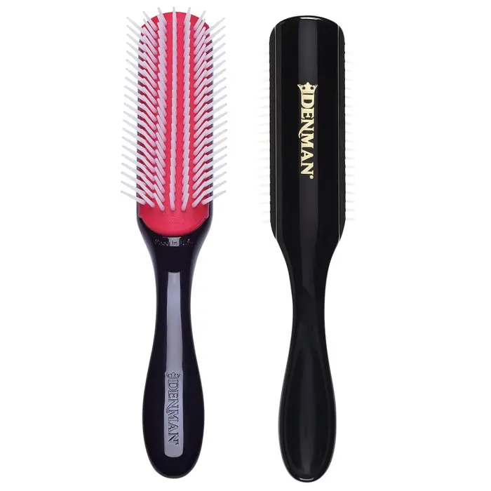DENMAN D3 THE ORIGINAL STYLER 7 ROW - BLACK/RED