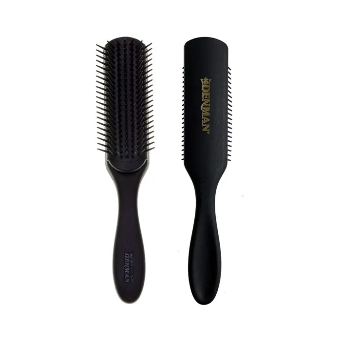 Denman D3 The Original Styler 7 Row - Matte Black/Black D3M