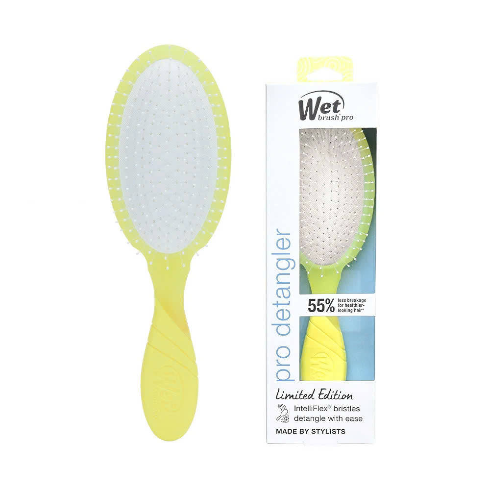 WetBrush Pro Detangler Hi Def Neon Lemon