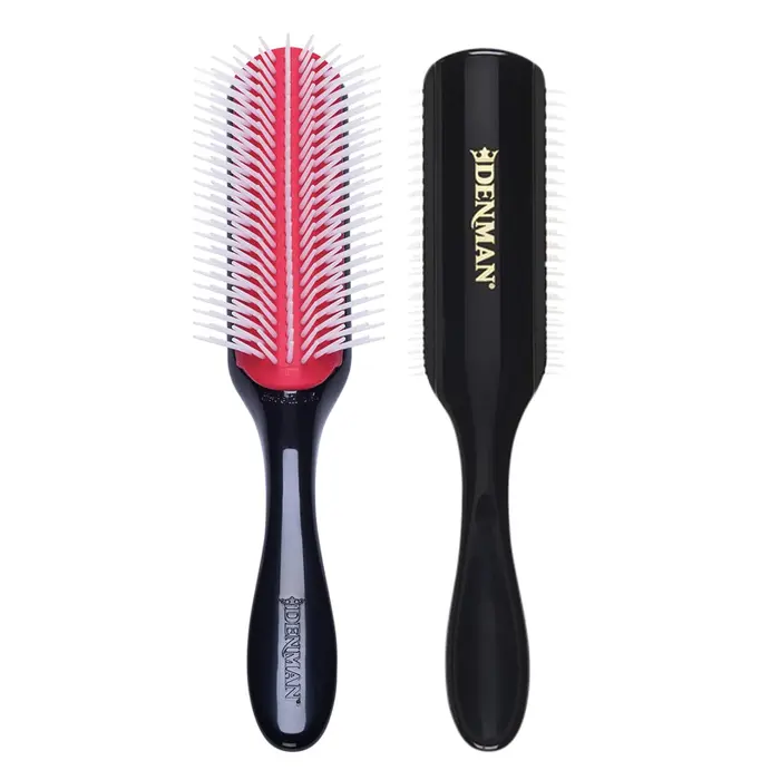 DENMAN D4 THE ORIGINAL STYLER 9 ROW - BLACK/RED
