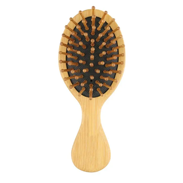 BAMBOO MINI OVAL CUSHION BRUSH