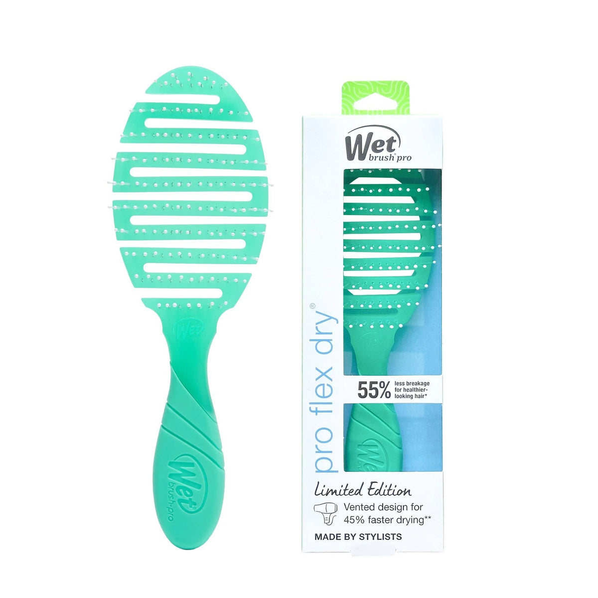 WetBrush Pro Flex Dry Hi Def Neon Green