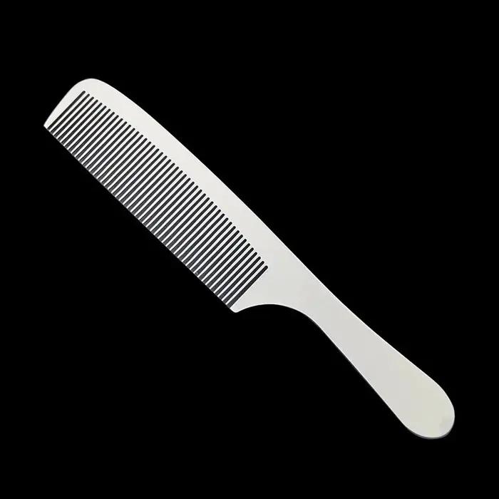High Quality Stainless Steel Silver Metal Barber Detangling Comb K1