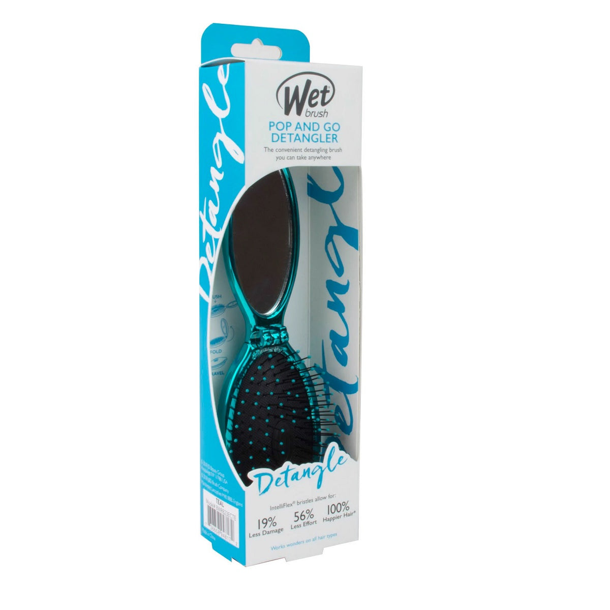 WETBRUSH POP AND GO DETANGLER BRUSH TEAL