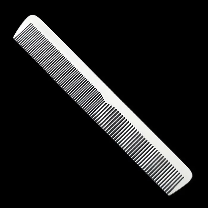 High Quality Stainless Steel Silver Metal Barber Cutting Comb K5