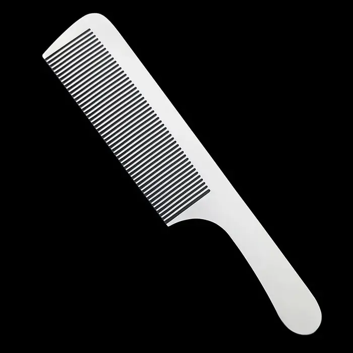 High Quality Stainless Steel Silver Metal Barber Detangling Comb - Large K7